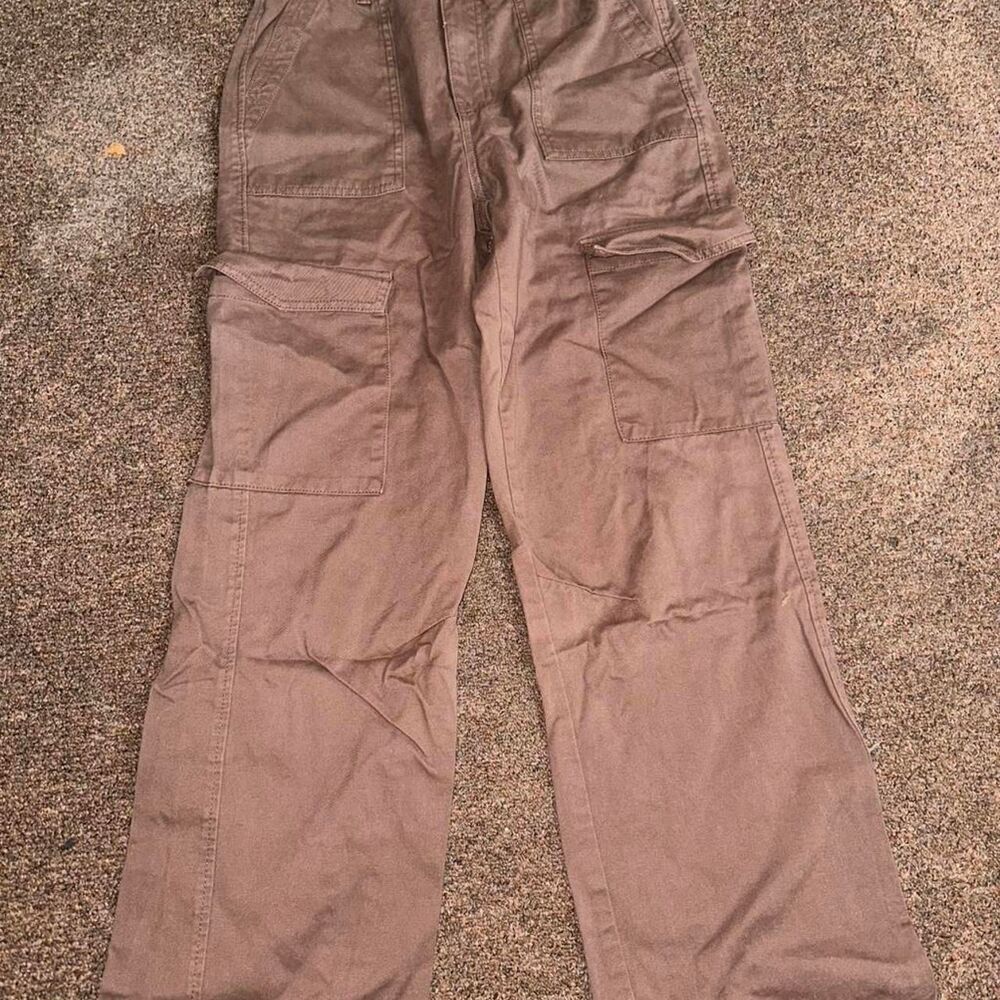 Ambiance-apparel Women's Brown and Tan Trousers